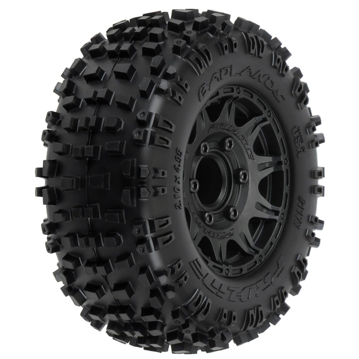 Proline Badlands 2.8" Banden Op Raid 6x30 Removable Hex Wheels Voor Oa. Traxxas Rustler 2WD & 4x4