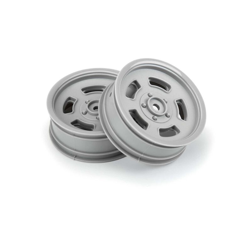 Proline Slot Mag Drag Spec 2.2" Stone Gray Front Wheels 12mm Hex afbeelding