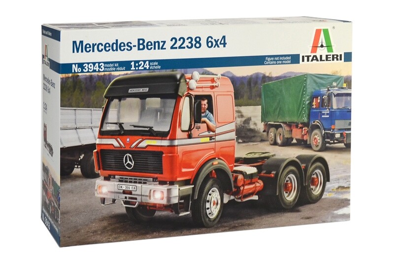 Italeri 1/24 Mercedes-Benz 2238 6x4 afbeelding