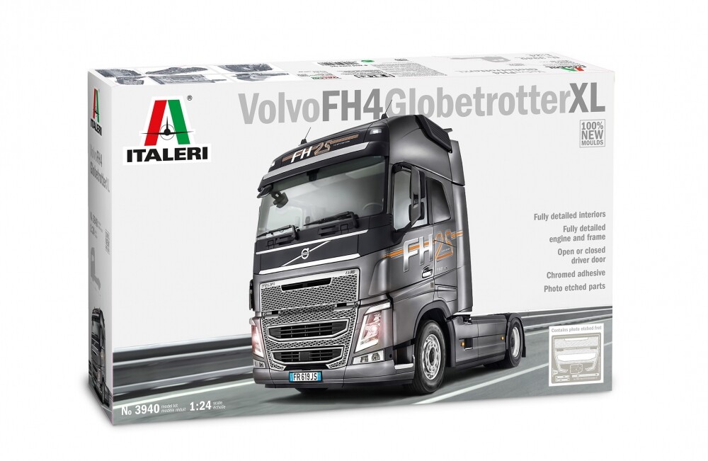 Italeri 1/24 Volvo FH16 Globetrotter XL (new molds) afbeelding