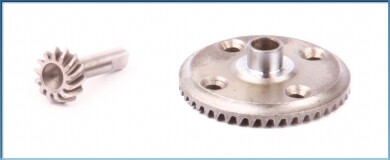 Differential Crown Gear 43T and Diff Pinion Gear 13T - Rebel afbeelding