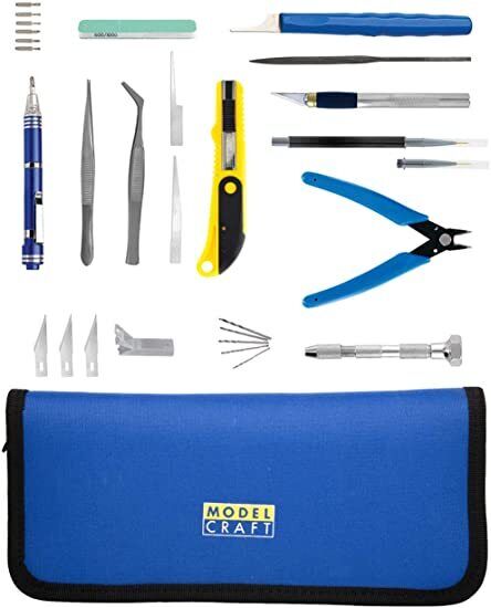 ModelCraft Essential Tool set Gereedschap (16pcs) afbeelding