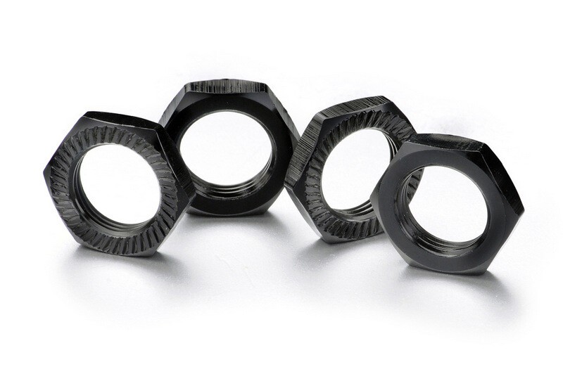 Wielmoeren 17mm (4), met ribbels - Zwart afbeelding