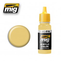 MIG Acrylic RAL 8020 Gelbbraun 17ml afbeelding