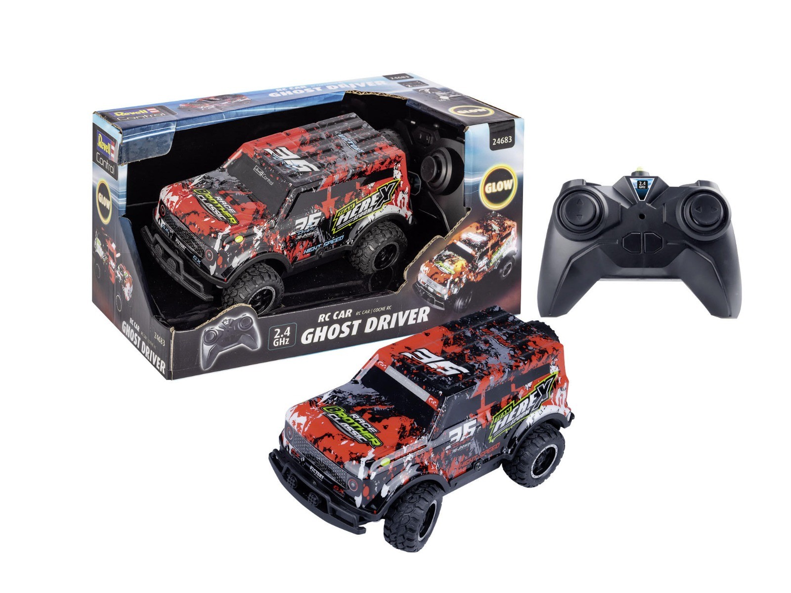 Revell RC Car Ghost Driver - Rood afbeelding