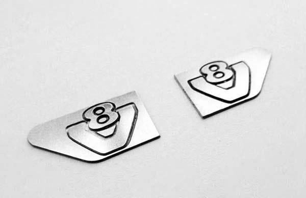 RC4WD Side Metal v8 Logo for Tamiya 1/14 Scania (VVV-C0020)
