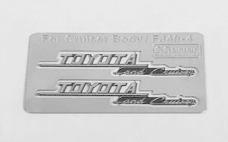 RC4WD Side Metal Emblems for RC4WD Cruiser Body (Side B) (VVV-C0133)