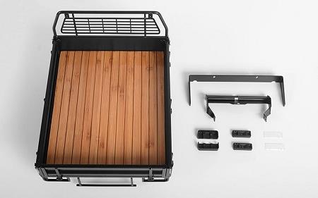 RC4WD Kober Rear Bed w/Tire Holder for RC4WD TF2 LWB Toyota LC70 (Black) (VVV-C0461) afbeelding