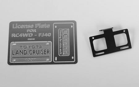 RC4WD Front License Plate System for RC4WD G2 Cruiser (VVV-C0463) afbeelding