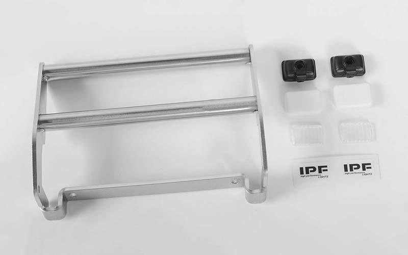 RC4WD Cowboy Front Grille Guard W/Lights for Traxxas TRX-4 '79 Bronco Ranger XLT (Silver) (VVV-C0503) afbeelding
