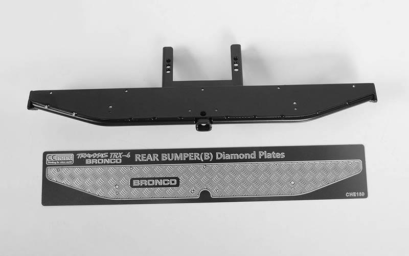 RC4WD KS Rear Bumper for Traxxas TRX-4 '79 Bronco Ranger XLT (Black) (VVV-C0510) afbeelding