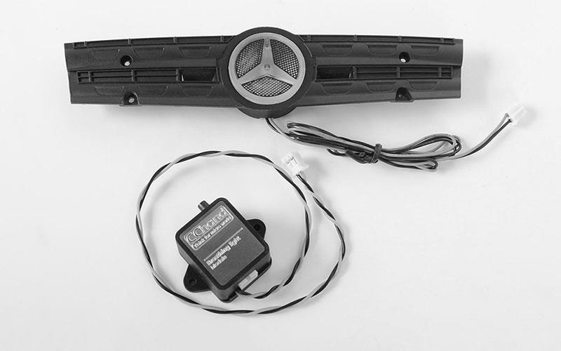 RC4WD Ambient Light Grill Logo W/Strobe Effect Unit for Mercedes-Benz Arocs 3348 6x4 Tipper Truck (B) (VVV-C0534) afbeelding