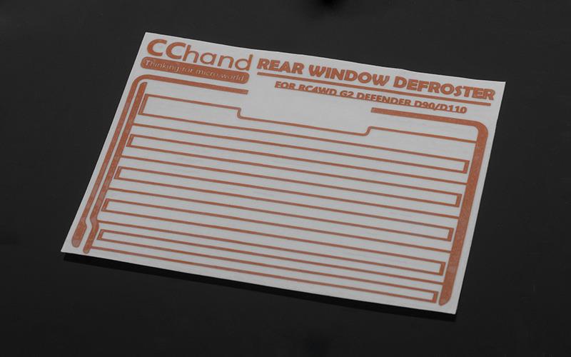 RC4WD Rear Window Defroster Decal for Gelande II (D90/D110) (VVV-C0618)