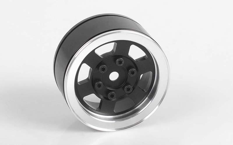 RC4WD Six-Spoke 1.55 Single Internal Beadlock Wheel (Black) (VVV-C0807) afbeelding