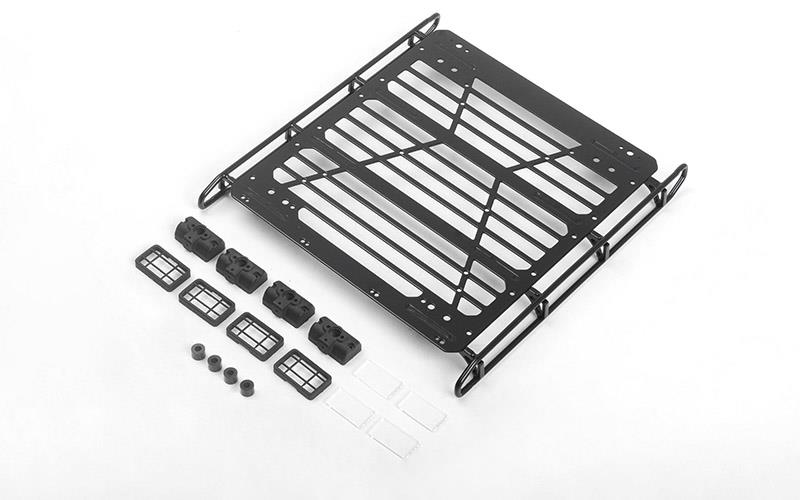 RC4WD Adventure Steel Roof Rack w/ Front and Rear Lights for Mercedes-Benz G 63 AMG 6x6 (VVV-C0923)