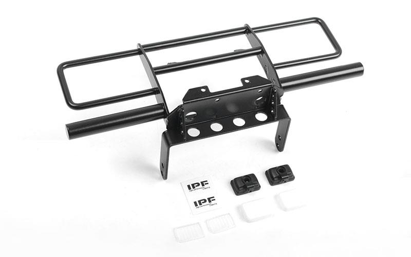 RC4WD Oxer Steel Front Winch Bumper w/ IPF Lights for Vanquish VS4-10 Origin Body (Black) (VVV-C0948) afbeelding