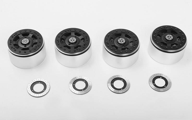 RC4WD TNK 2.2 Beadlock Wheels w/ Brake Discs (4x) (VVV-C0987) afbeelding