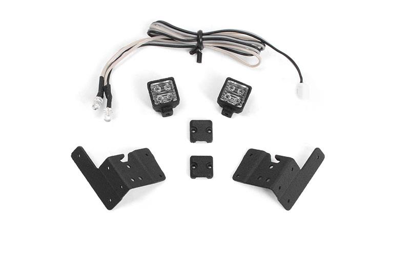 RC4WD Pillar Lights w/ LED Light Kit for Axial 1/10 SCX10 III Jeep (Gladiator/Wrangler) (VVV-C1066)