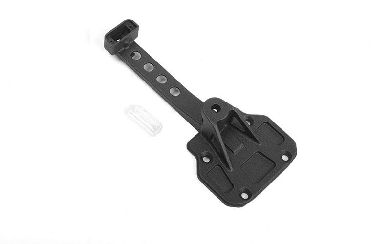 RC4WD Spare Wheel and Tire Holder w/ Clear High Rear Brake Light for Axial 1/10 SCX10 III Jeep JLU Wrangler (VVV-C1068)