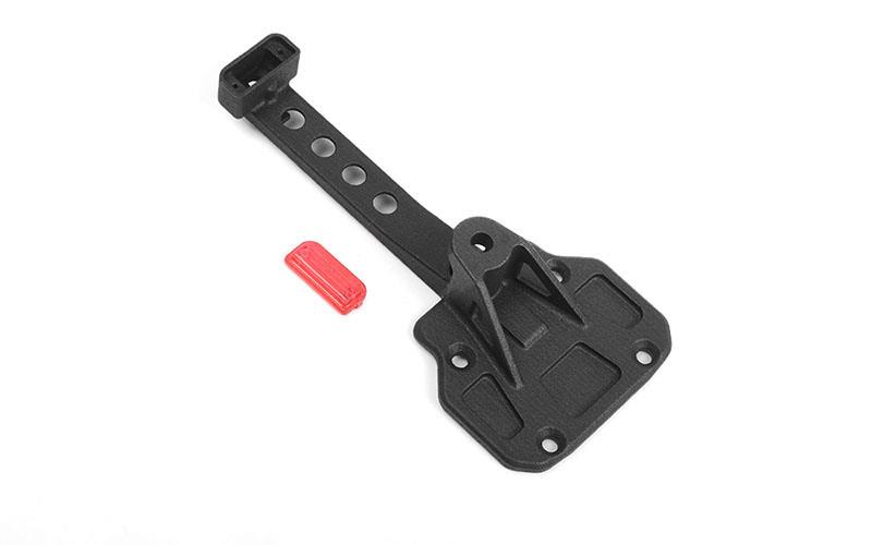 RC4WD Spare Wheel and Tire Holder w/ Red High Rear Brake Light for Axial 1/10 SCX10 III Jeep JLU Wrangler (VVV-C1069) afbeelding