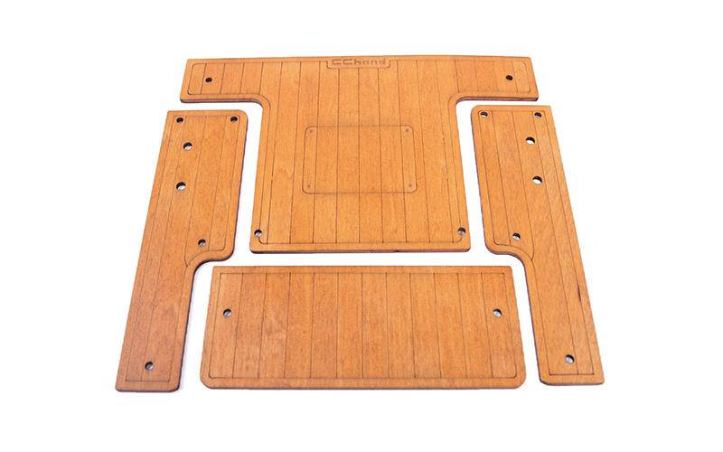 RC4WD Cargo Bed Wood Decking for RC4WD Gelande II 2015 Land Rover Defender D90 (Pick-Up) (VVV-C1144) afbeelding