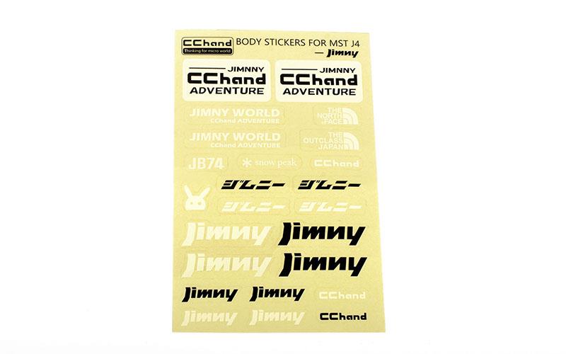 RC4WD Logo Decal Sheet for MST 4WD Off-Road Car Kit W/ J4 Jimny Body (VVV-C1206) afbeelding