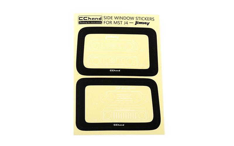 RC4WD Window Trim Decals for MST 4WD Off-Road Car Kit W/ J4 Jimny Body (VVV-C1207) afbeelding