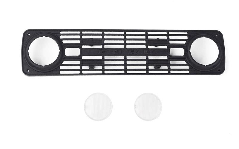 RC4WD Front Grille and Lenses for Axial SCX10 III Early Ford Bronco (Black) (VVV-C1269) afbeelding