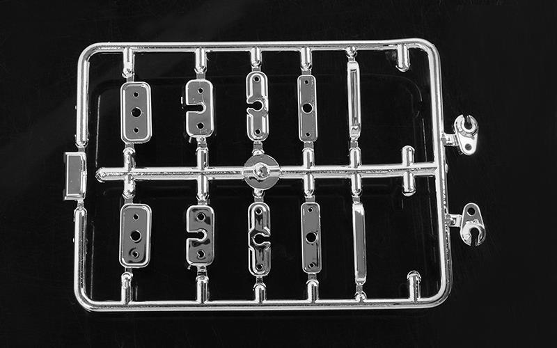 RC4WD Chevrolet Blazer Chrome Handles and LED Holder Parts Tree (Z-B0104) afbeelding