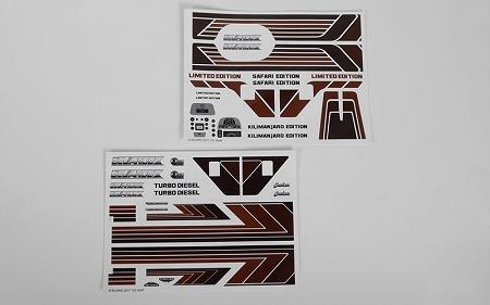 RC4WD Complete Graphic Decal Set for Cruiser Body (Z-B0142) afbeelding