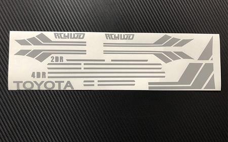 RC4WD Clean Stripes for Mojave II 2/4 Door Decal Sheet (Grey) (Z-B0174)