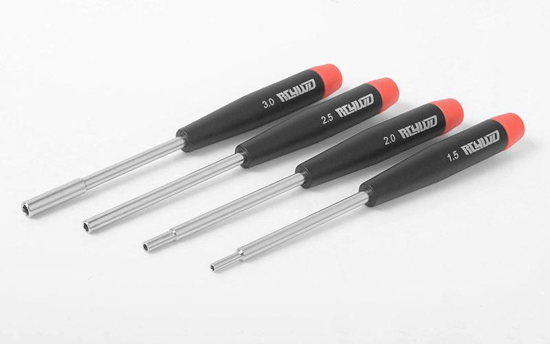 RC4WD 4pc Precision Metric Hex/Nut Driver Set (Z-F0030) afbeelding