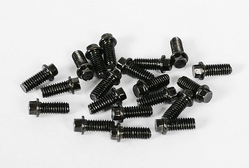 RC4WD Miniature Scale Hex Bolts (M2.5 x 6mm) (Black) (Z-S0008) afbeelding