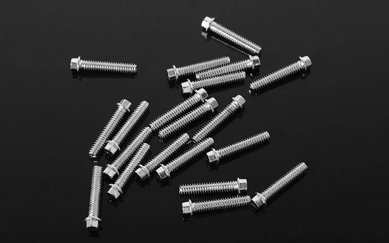 RC4WD Miniature Scale Hex Bolts (M2 x 10mm) (Silver) (Z-S0622) afbeelding