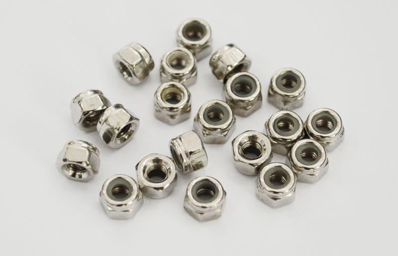 RC4WD Nylock Nut M3 (Silver) (Z-S0627)