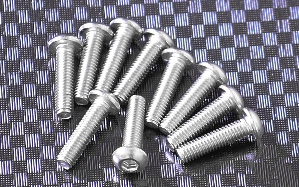 RC4WD Button Head Cap Screws M3 x 12mm (10) (Z-S0721) afbeelding