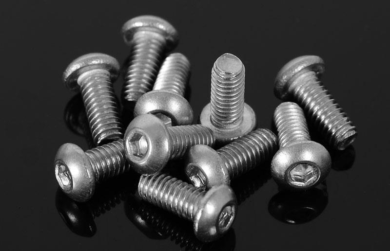RC4WD Button Head Cap Screws M2.5 x 6mm (10) (Z-S0763) afbeelding