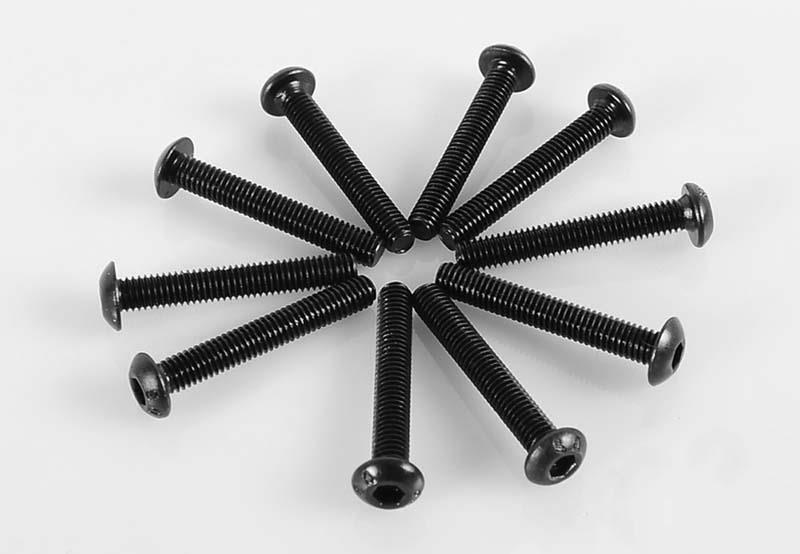 RC4WD Steel Button Head Cap Screws M3 x 20mm (10) (Z-S0895)