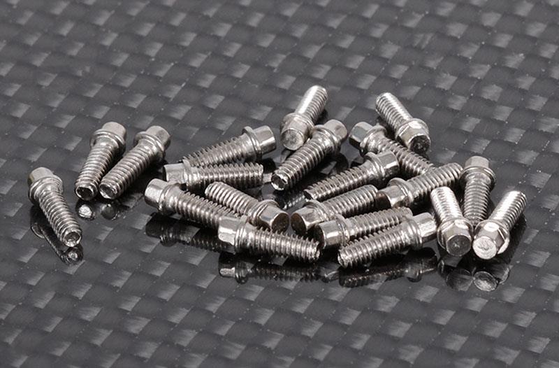 RC4WD Miniature Scale Hex Bolts (M2 x 6mm) (Silver) (Z-S1196) afbeelding