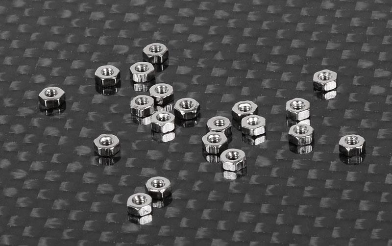 RC4WD Regular M1.6 Nuts (Silver) (Z-S1230) afbeelding