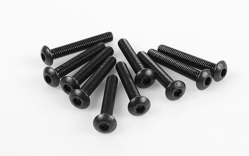 RC4WD Steel Button Head Cap Screws M4 X 25mm (10) (Z-S1514) afbeelding