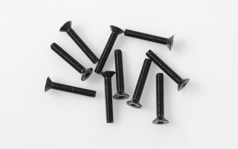RC4WD Steel Flat Head Socket Cap Screws M3 x 18mm (10) (Z-S1772) afbeelding