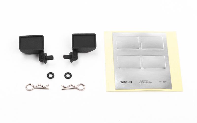 RC4WD Rubber Side Mirrors for 1/10th Black Rock (Z-S2089)