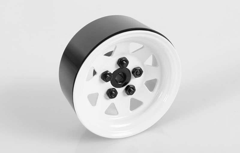 RC4WD 5 Lug Wagon 1.9 Steel Stamped Beadlock Wheels (White) (Z-W0127) afbeelding