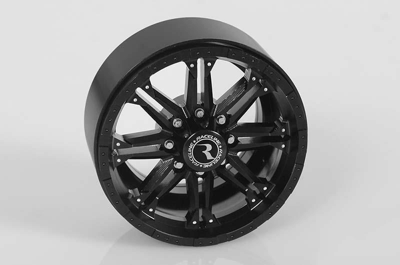 RC4WD Raceline Octane 2.2 Beadlock Wheels (Black) (Z-W0184) afbeelding