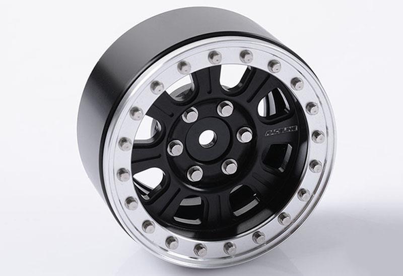 RC4WD Raceline Monster 1.9 Beadlock Wheels (Black/Silver) (Z-W0189) afbeelding