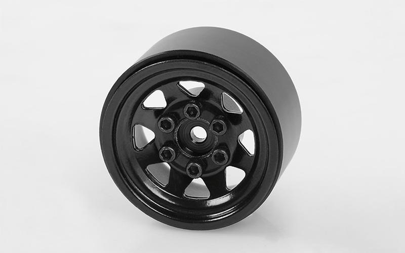 RC4WD Stamped Steel 1.0 Stock Beadlock Wheels (Black) (Z-W0229) afbeelding