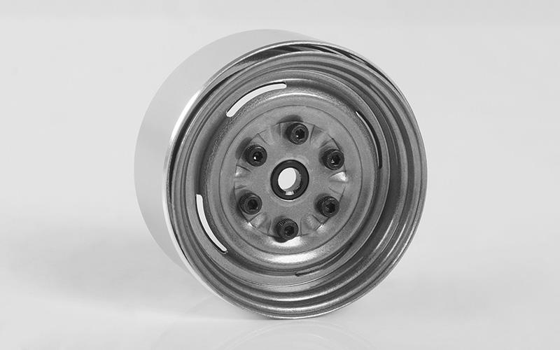 RC4WD Vintage Yota 6 Lug Stamped Steel 1.55 Beadlock Wheels (Clear) (Z-W0289) afbeelding