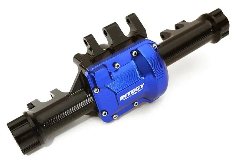 Integy Billet Machined Rear Axle Housing for Traxxas TRX-4 (C28002BLUE) afbeelding