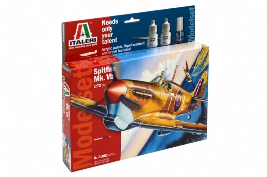 Italeri 1/72 Spitfire MK VB (Modelset) afbeelding